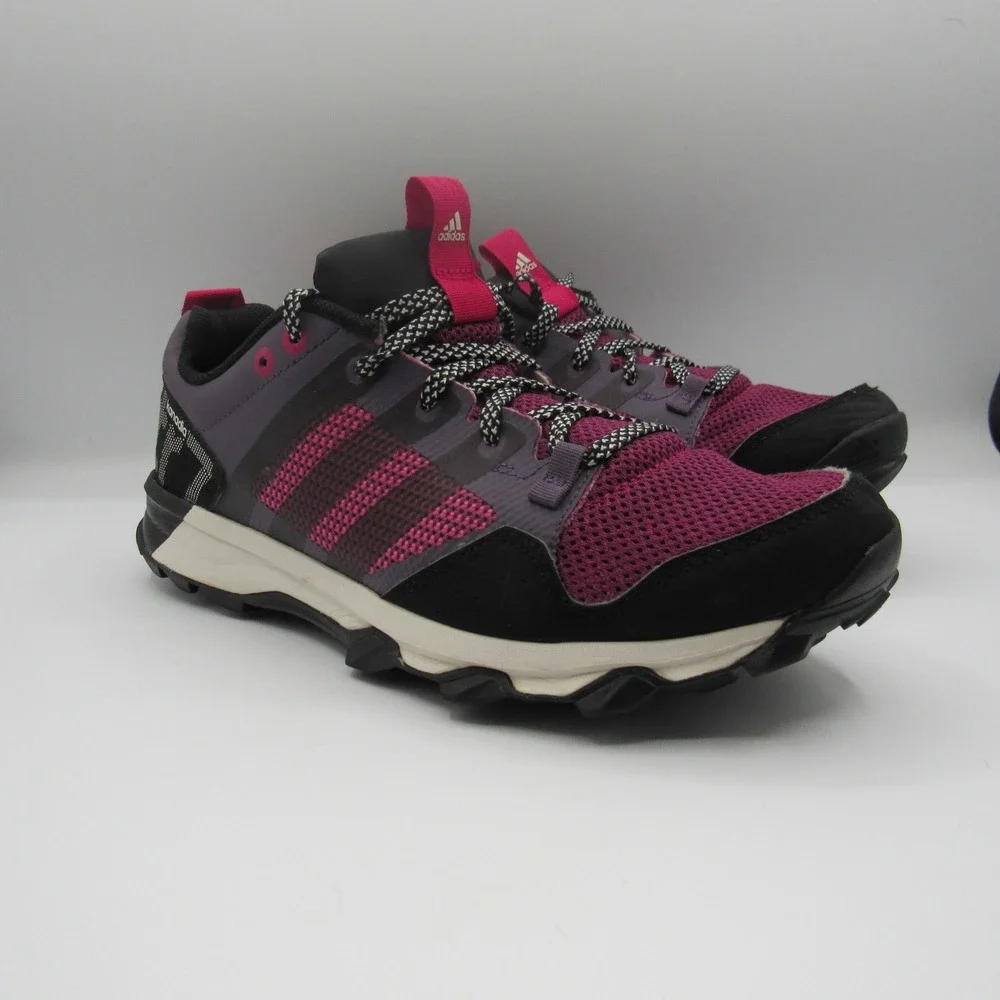 Adidas Kanadia 7 TR Trail Running Shoes Womens‎ 8.5 Berry Purple AQ4813